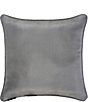 J. Queen New York Excelsior Woven Damask Framed Reversible Square Decorative Pillow, Color:French Blue - Image 2