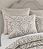 J. Queen New York Fabrizio Woven Chenille Medallion Oversized Comforter Set - Image 2