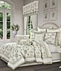 Color:Sage - Image 1 - Fairview Embroidered Comforter Set
