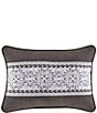 Color:Charcoal - Image 1 - Flint Boudoir Decorative Throw Pillow