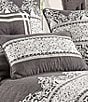 Color:Charcoal - Image 2 - Flint Boudoir Decorative Throw Pillow