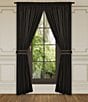 Color:Black - Image 6 - Garden Dreams Embroidered Window Treatments