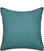 J. Queen New York J. By J. Queen New York Darby Tufted Striped Pattern Euro Sham, Color:Teal - Image 2