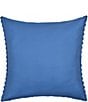 J. Queen New York J. By J. Queen New York Darby Tufted Striped Pattern Euro Sham, Color:Azure - Image 2