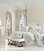Color:Ivory - Image 1 - La Boheme Interlocking Damask Comforter Set