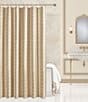 Color:Gold - Image 1 - La Boheme Damask Shower Curtain