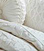 J. Queen New York La Boheme Tufted Round Pillow, Color:Ivory - Image 3