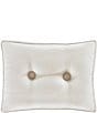 Color:Ivory - Image 1 - La Boheme Two-Button Gusseted Boudoir Pillow