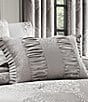 Color:Silver - Image 2 - La Scala Silver Boudoir Pillow