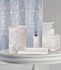 Color:White - Image 2 - Lauralynn Embossed Glazed Ceramic Lotion Pump Dispenser