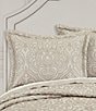 Color:Ivory - Image 2 - Lazlo Elegant Damask Design Comforter Set