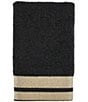 J. Queen New York Lenore Bath Towels, Color:Black - Image 3