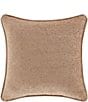 Color:Beige - Image 2 - Luciana Damask Embroidered Square Pillow