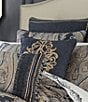 Color:Indigo - Image 2 - Luciana Collection Embellished Square Pillow