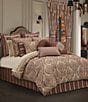 J. Queen New York Lupita Button-Tufted Round Pillow, Color:Terracotta - Image 3