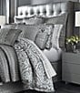 Color:Silver - Image 2 - Luxembourg Silver Comforter Set