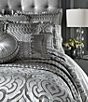 Color:Silver - Image 3 - Luxembourg Silver Comforter Set