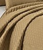Color:Gold - Image 2 - Embroidered Lyndon Quilted Coverlet