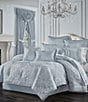 Color:Powder Blue - Image 1 - Malita Damask Comforter Set