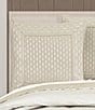 J. Queen New York Metropolitan Woven Geometric Framed Pattern Reversible Euro Sham, Color:Ivory - Image 4