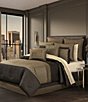 J. Queen New York Metropolitan Woven Geometric Framed Pattern Reversible Euro Sham - Image 3
