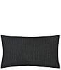 Color:Black/Multi - Image 2 - Michalina Boudoir Embroidered Reversible Pillow