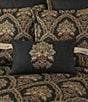 Color:Black/Multi - Image 3 - Michalina Boudoir Embroidered Reversible Pillow