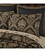 Color:Black/Multi - Image 2 - Michalina Damask Pattern Comforter Set
