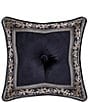 J. Queen New York Middlebury 18#double; Square Decorative Throw Pillow, Color:Indigo - Image 1