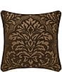 J. Queen New York Morgan Grand-Scale Woven Chenille Damask Square Decorative Pillow - Image 1