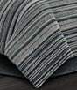 J. Queen New York Parallel Southwestern Horizontal Chenille Striped Comforter Set, Color:Slate - Image 3