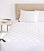 J. Queen New York Regal Waterproof Mattress Pad, Color:White - Image 2