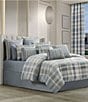J. Queen New York Rocco Woven Chenille Striped Reading Bolster Gusseted Accent Pillow - Image 3
