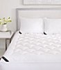 Color:White - Image 1 - Royalty 233 Thread Count Mattress Pad (Not Waterproof)