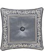 Color:Powder Blue - Image 1 - San Marino Button-Tufted Framed Square Pillow