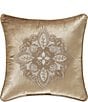 Color:Beige - Image 1 - Sandstone 18#double; Embellished Square Pillow