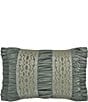 Color:Jade - Image 1 - Santino Ruched Pleated Boudoir Pillow