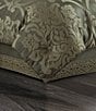 Color:Jade - Image 2 - Santino Oversized Damask Comforter Set