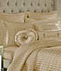Color:Gold - Image 2 - Satinique Silky Satin Pillow Sham
