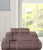 J. Queen New York Sereno Bath Towels, Color:Aubergine - Image 1
