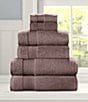 Color:Aubergine - Image 1 - Serra Plush Bath Towels, Set of 2