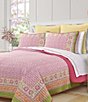 J. Queen New York Shiloh Quilt Mini Set, Color:Pink - Image 3