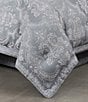 J. Queen New York Sondra Woven Damask Oversized Comforter Set, Color:Powder Blue - Image 3