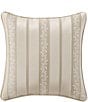 J. Queen New York Sondra Woven Damask Reversible Square Decorative Pillow, Color:Gold - Image 2