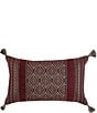 Color:Crimson - Image 3 - Sovana Boudoir Engineered Vertical Decorative Pillow