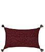 Color:Crimson - Image 4 - Sovana Boudoir Engineered Vertical Decorative Pillow