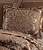 Color:Copper - Image 3 - Surano Jacquard Damask Comforter Set