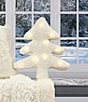 Color:Winter White - Image 2 - Teigen Light Up Battery Operated Christmas Tree Shaped Pillow