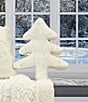 Color:Winter White - Image 3 - Teigen Light Up Battery Operated Christmas Tree Shaped Pillow