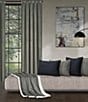 J. Queen New York Townsend Heavyweight Velvet Drapery Single Panel, Color:Charcoal - Image 2